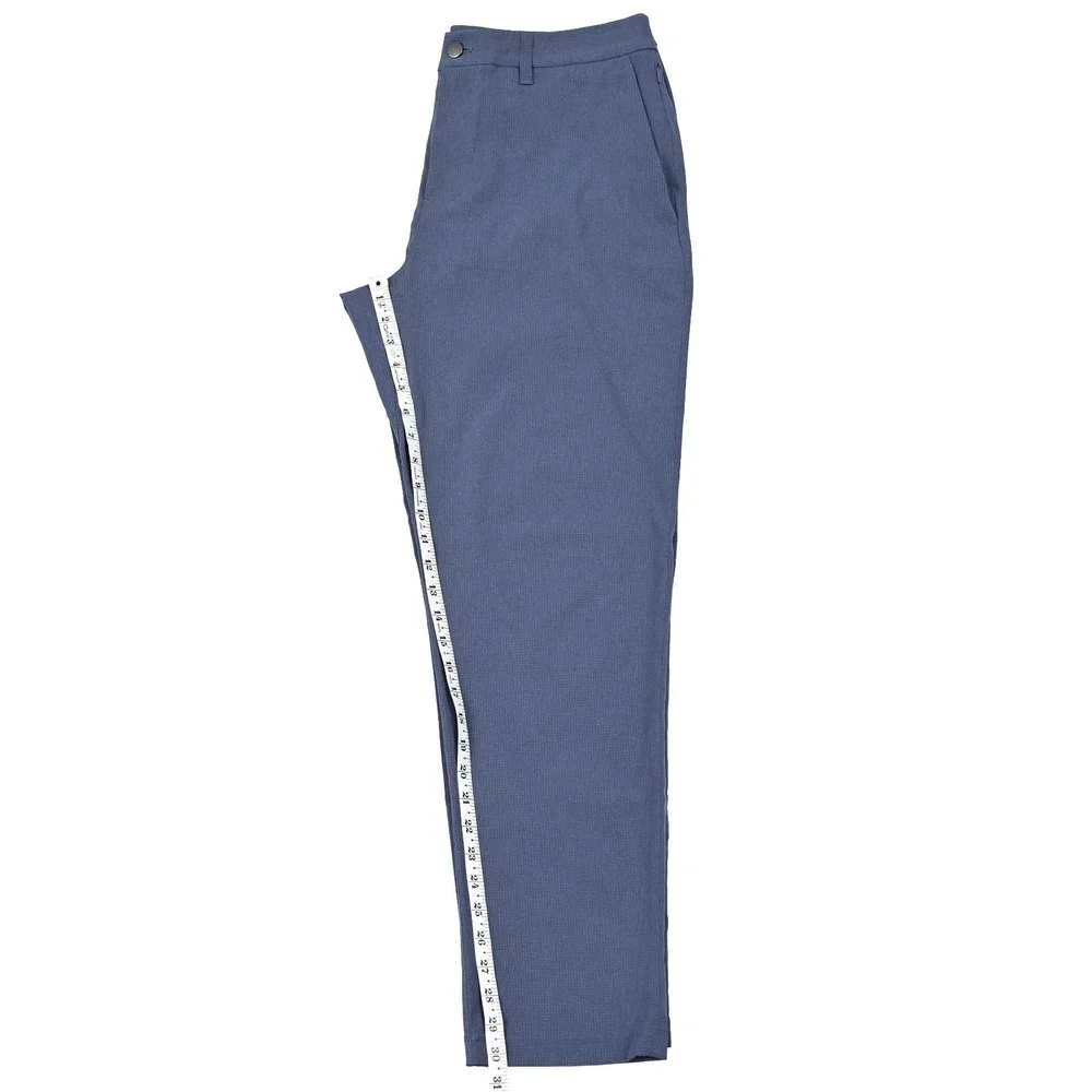 Lululemon Woven Air Pants Mens 34x30 Blue Athleisure Performance Active LM5AXXS‎